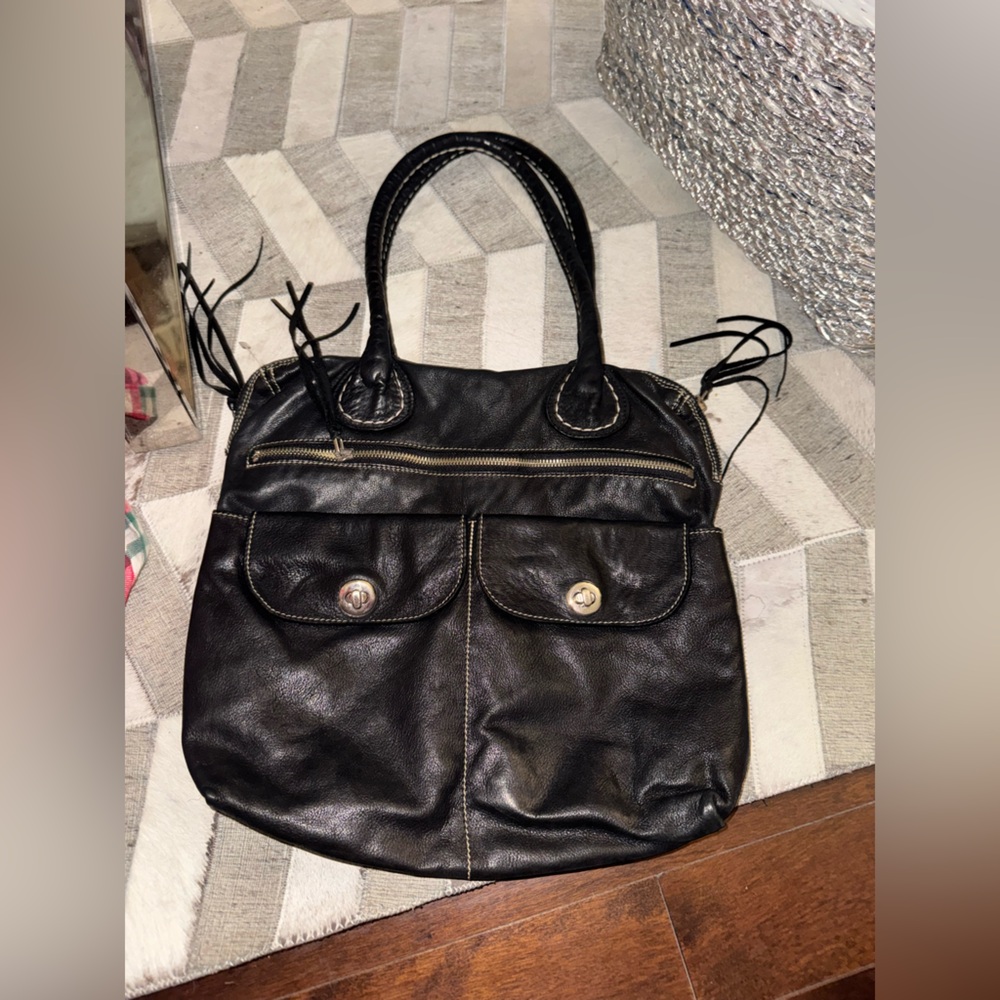 Roots shoulder bag